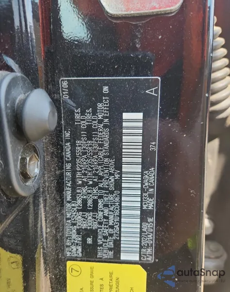 2006 Lexus Rx 330 from USA, damaged, VIN 2T2GA31U16C049670